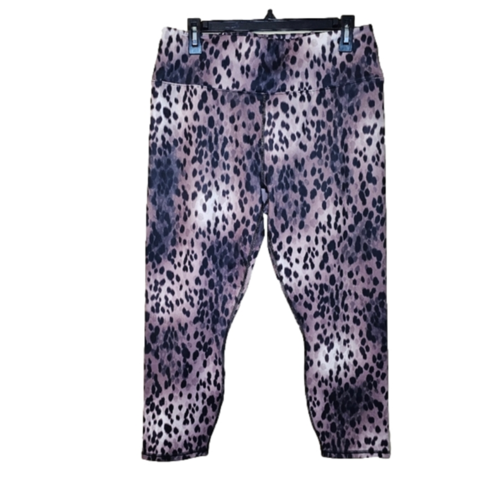 Fabletics Powerhold leopard print Capri Legging N… - image 1